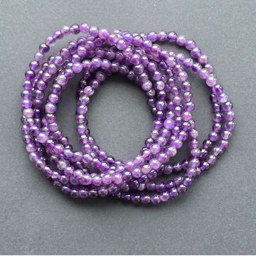 Bratara ametist 4-5 mm