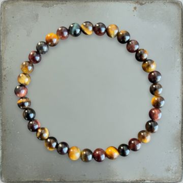 Bratara barbati ochi de tigru mix 6 mm