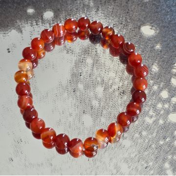 Bratara carneol dungat 6-6.5 mm