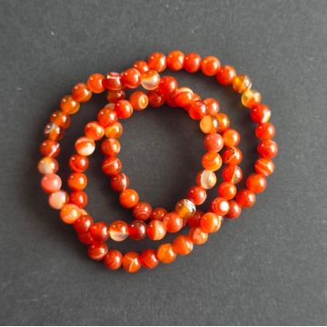 Bratara carneol dungat 6-6.5 mm