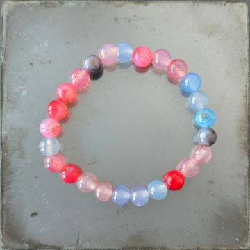 Bratara copii agat mix | Blue & Pink