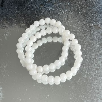 Bratara copii jad alb 6 mm