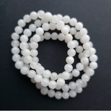 Bratara copii jad alb 6 mm