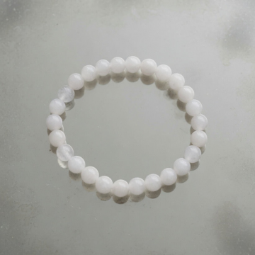 Bratara copii jad alb 6 mm