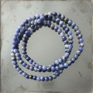 Bratara sodalit sfere 4 mm