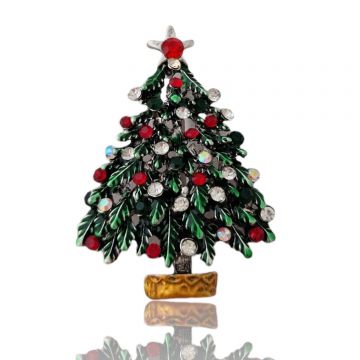 Brosa argintie - O brad frumos