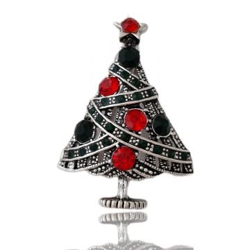 Brosa Bradulet luminat Argintiu