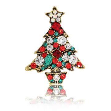 Brosa Bradulet Luminos Auriu