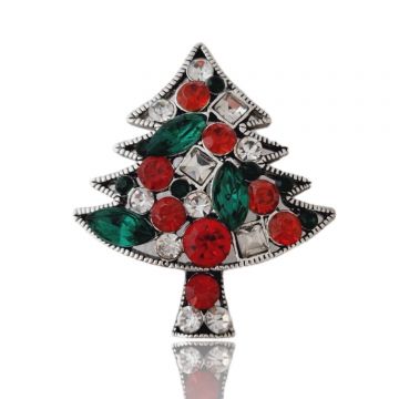 Brosa Bradulet stralucitor Argintiu