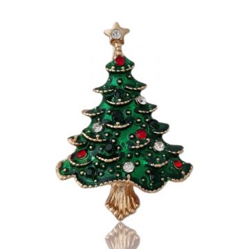 Brosa Bradulet traditional Auriu