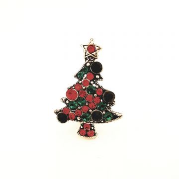 Brosa Bradut Incarcat Argintiu