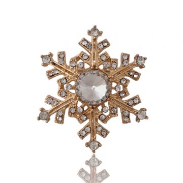 Brosa Fulg de Nea Auriu