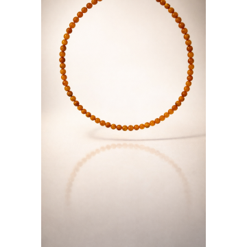 Choker din argint 925 cu chihlimbar | Ambra - Default Title