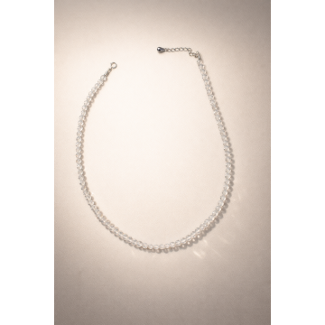 Choker din argint 925 cu cristal de stâncǎ | Lumina - Default Title