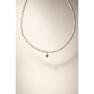 Choker din argint 925 cu sidef | Cuore - Default Title