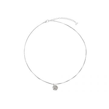 Colier ALDO argintiu, FLOREST 973, din metal