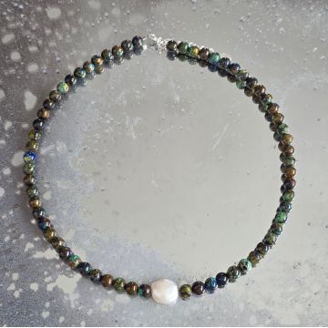 Colier azurit-malachit Azur #272