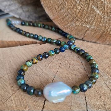 Colier azurit-malachit Azur #272