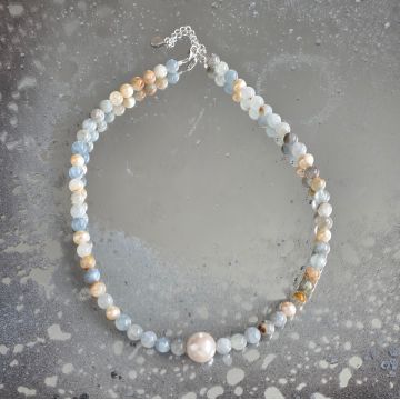 Colier celestit si perle Celeste #271