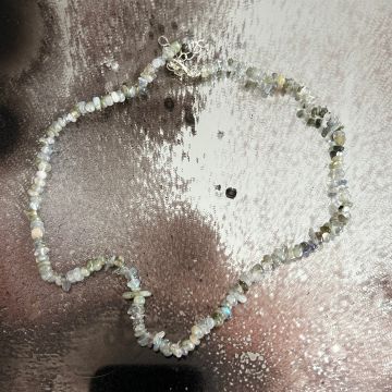 Colier chipsuri labradorit