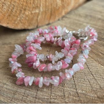 Colier chipsuri rodonit