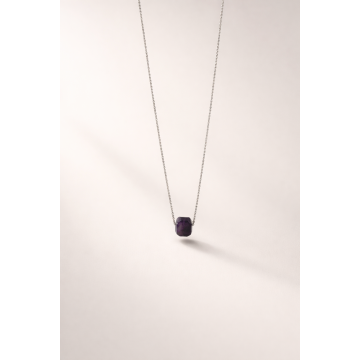 Colier din argint 925 cu ametist | Nox Serena - Default Title