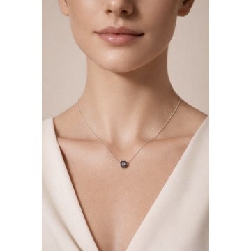 Colier din argint 925 cu ametist | Nox Serena - Default Title