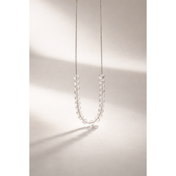 Colier din argint 925 cu cristal de munte | Lumen Aegea - Default Title