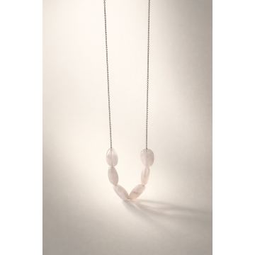 Colier din argint 925 cu cuart | Alba Serena - Default Title