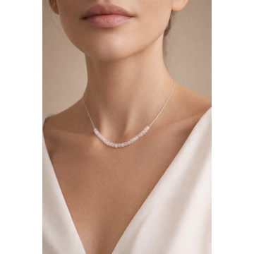 Colier din argint 925 cu jad | Aqua Tenue - Default Title