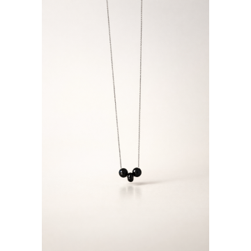 Colier din argint 925 cu jad | Nigrum - Default Title