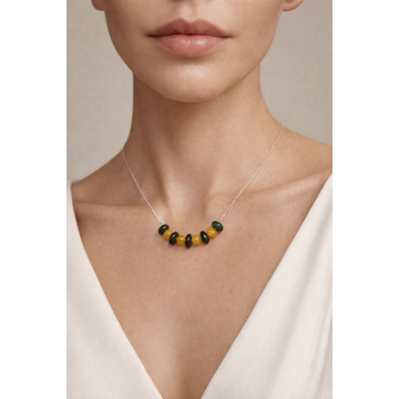 Colier din argint 925 cu jad | Viridis Solis - Default Title