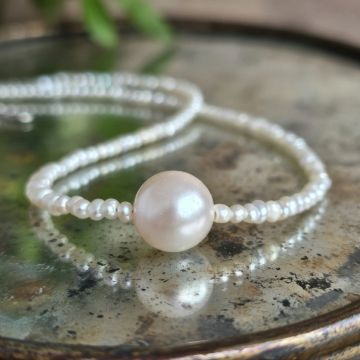 Colier perle de cultură Center #313