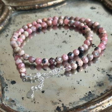 Colier rodocrozit Love #300