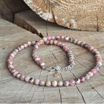 Colier rodocrozit Love #300