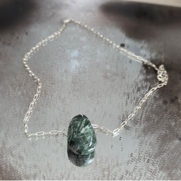 Colier serafinit model SILVER DROP