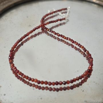 Colier zircon portocaliu Love #276