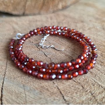 Colier zircon portocaliu Love #276