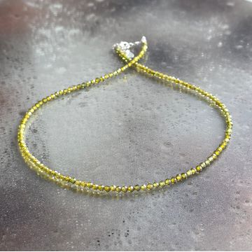 Colier zircon verde Green #277