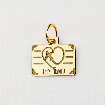 ELM Charm - Bagaj - Argint 925 placat cu Aur Galben 18K