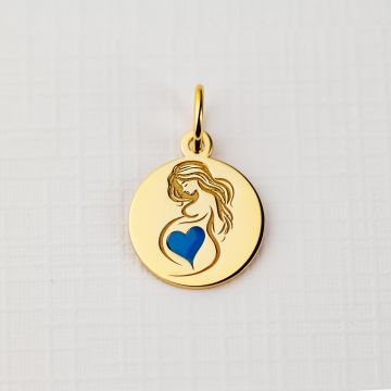 ELM Charm - Boy mama - Argint 925 placat cu Aur Galben 18K