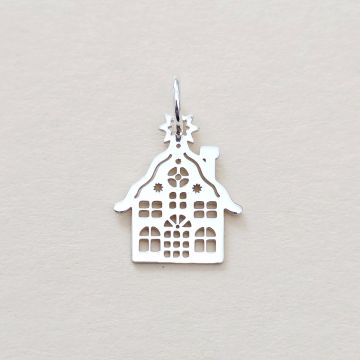 ELM Charm - Casuta decupata - Argint 925