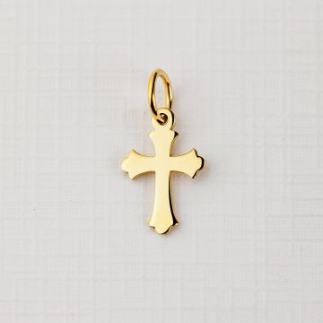 ELM Charm - Cruce - Argint 925 placat cu Aur Galben 18K