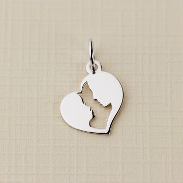 ELM Charm - Inima cuplu - Argint 925