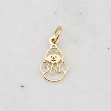 ELM Charm - Om de zapada - Argint 925 placat cu Aur Galben 18K