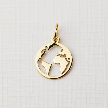 ELM Charm - Planeta - Argint 925 placat cu Aur Galben 18K