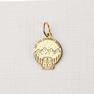 ELM Charm - Road trip - Argint 925 placat cu Aur Galben 18K