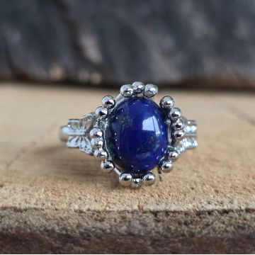 Inel ajustabil Lapis Lazuli | Butterfly