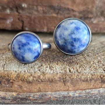 Inel piatra sodalit | ROUND