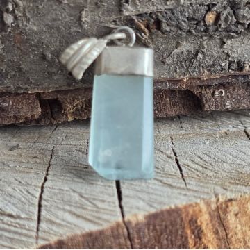 Pandantiv acvamarin argint model 6